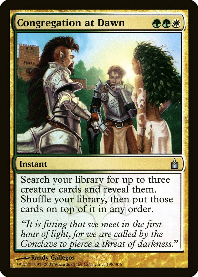 Congregation at Dawn [Ravnica: City of Guilds] MTG Single Magic: The Gathering | Red Claw Gaming
