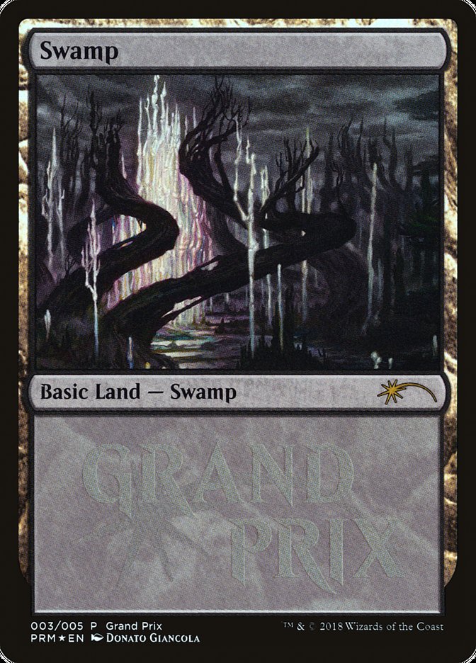 Swamp (2018c) [Grand Prix Promos] MTG Single Magic: The Gathering | Red Claw Gaming