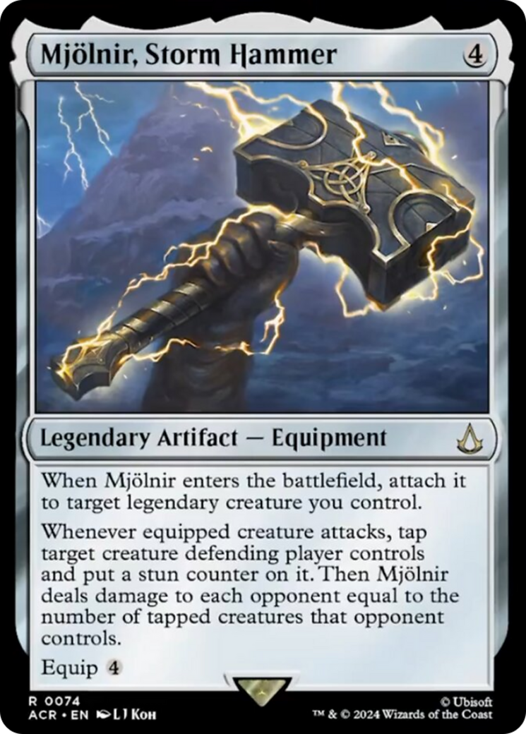 Mjolnir, Storm Hammer [Assassin's Creed] MTG Single Magic: The Gathering | Red Claw Gaming