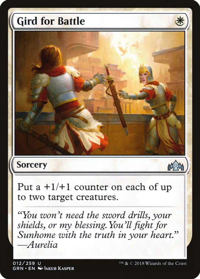 Gird for Battle [Guilds of Ravnica] MTG Single Magic: The Gathering | Red Claw Gaming