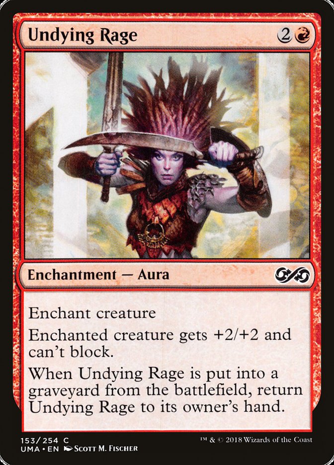 Undying Rage [Ultimate Masters] MTG Single Magic: The Gathering | Red Claw Gaming