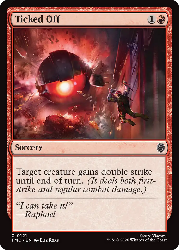 Ticked Off [Teenage Mutant Ninja Turtles Commander] MTG Single Magic: The Gathering | Red Claw Gaming