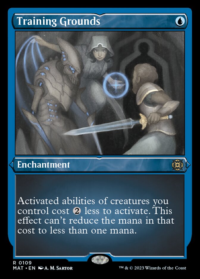 Training Grounds (Foil Etched) [March of the Machine: The Aftermath] MTG Single Magic: The Gathering | Red Claw Gaming