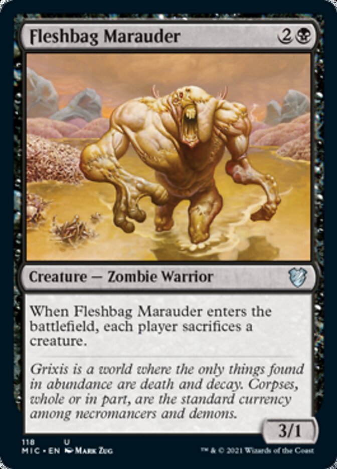Fleshbag Marauder [Innistrad: Midnight Hunt Commander] MTG Single Magic: The Gathering | Red Claw Gaming