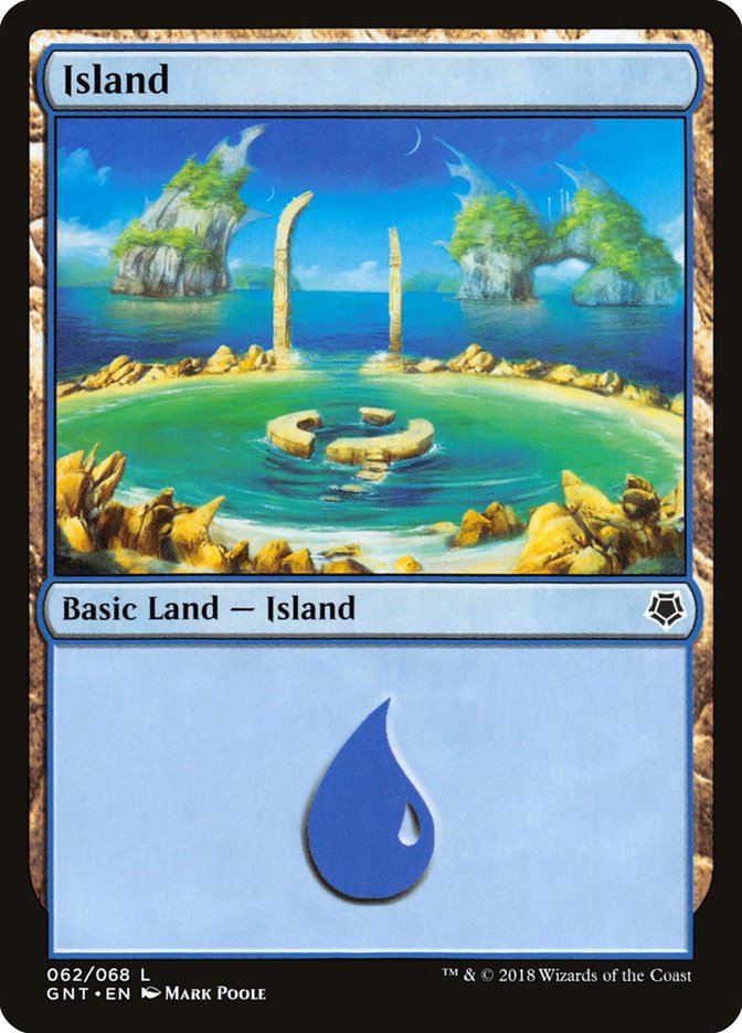 Island (62) [Game Night 2018] MTG Single Magic: The Gathering | Red Claw Gaming