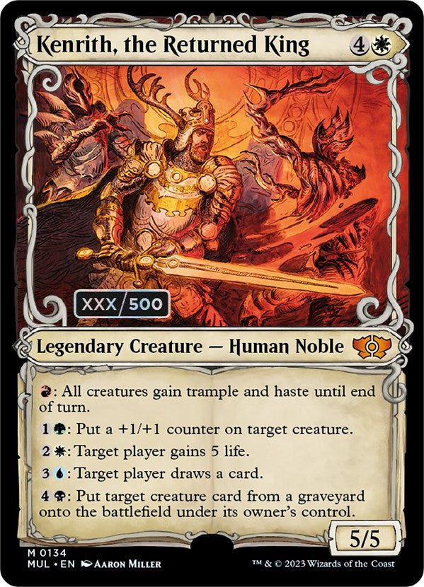 Kenrith, the Returned King (Serialized) [Multiverse Legends] MTG Single Magic: The Gathering | Red Claw Gaming