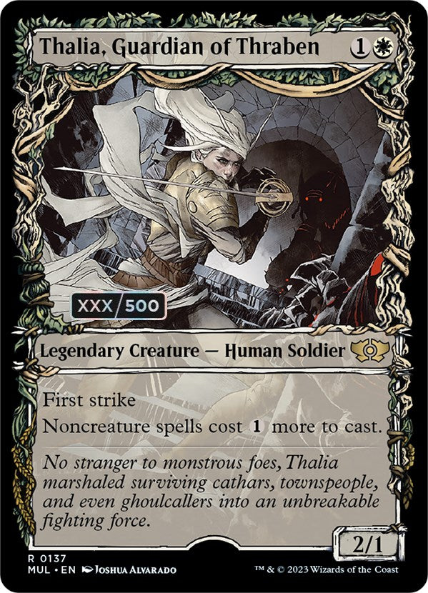 Thalia, Guardian of Thraben (Serialized) [Multiverse Legends] MTG Single Magic: The Gathering | Red Claw Gaming