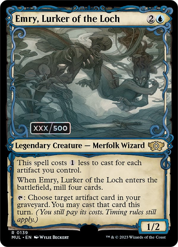 Emry, Lurker of the Loch (Serialized) [Multiverse Legends] MTG Single Magic: The Gathering | Red Claw Gaming