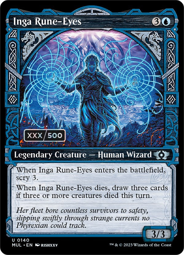 Inga Rune-Eyes (Serialized) [Multiverse Legends] MTG Single Magic: The Gathering | Red Claw Gaming