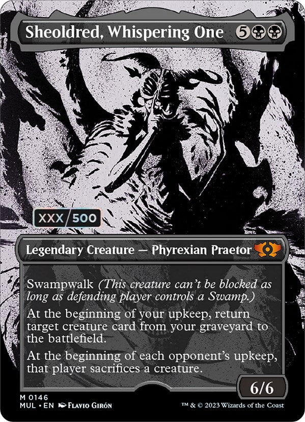 Sheoldred, Whispering One (Serialized) [Multiverse Legends] MTG Single Magic: The Gathering | Red Claw Gaming