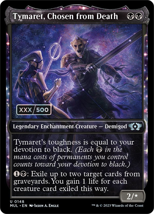Tymaret, Chosen from Death (Serialized) [Multiverse Legends] MTG Single Magic: The Gathering | Red Claw Gaming