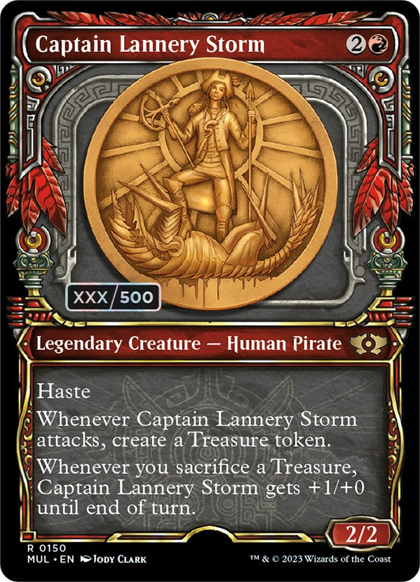 Captain Lannery Storm (Serialized) [Multiverse Legends] MTG Single Magic: The Gathering | Red Claw Gaming