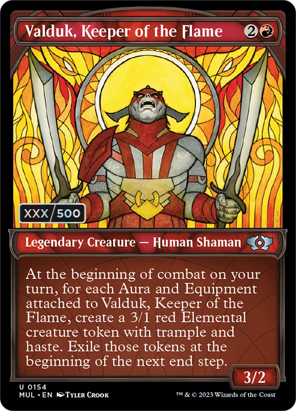 Valduk, Keeper of the Flame (Serialized) [Multiverse Legends] MTG Single Magic: The Gathering | Red Claw Gaming