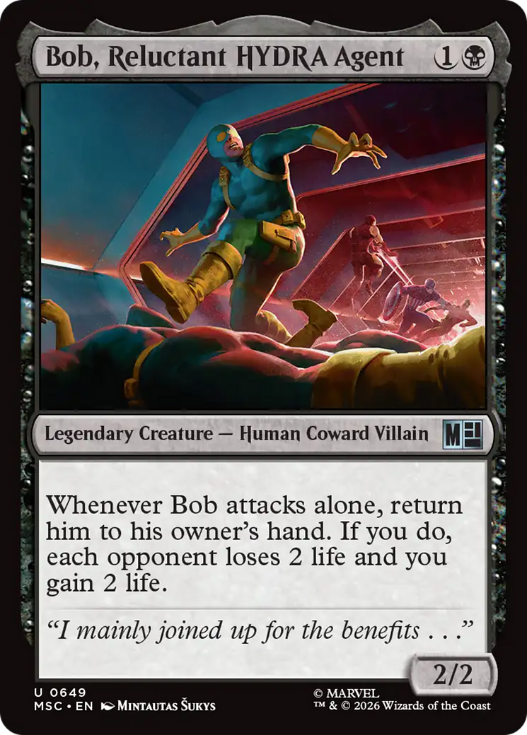 Bob, Reluctant HYDRA Agent [Marvel Super Heroes Commander] | Red Claw Gaming