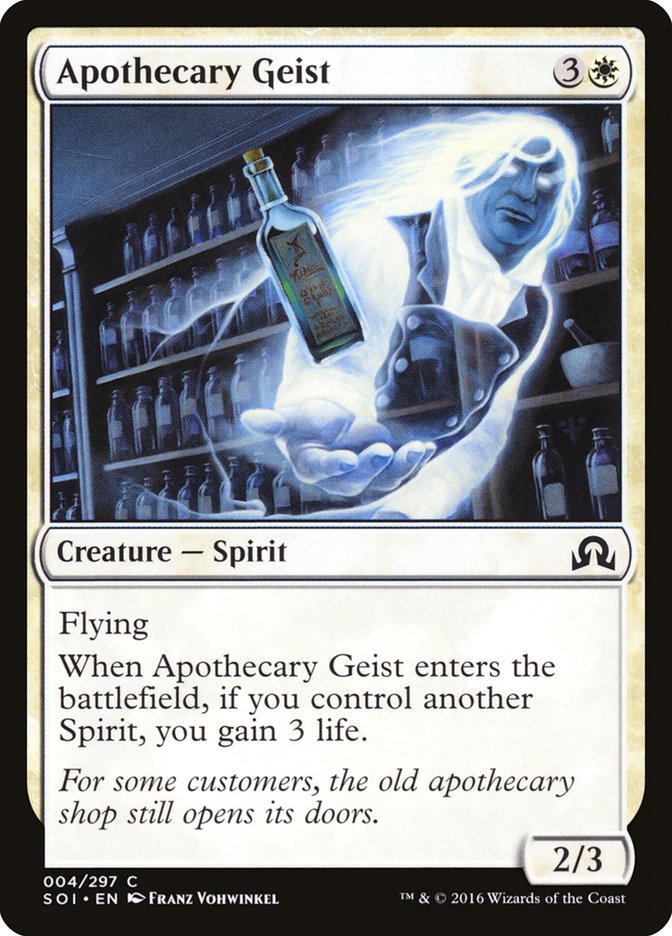 Apothecary Geist [Shadows over Innistrad] MTG Single Magic: The Gathering | Red Claw Gaming