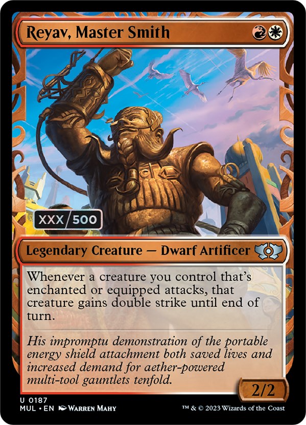 Reyav, Master Smith (Serialized) [Multiverse Legends] MTG Single Magic: The Gathering | Red Claw Gaming