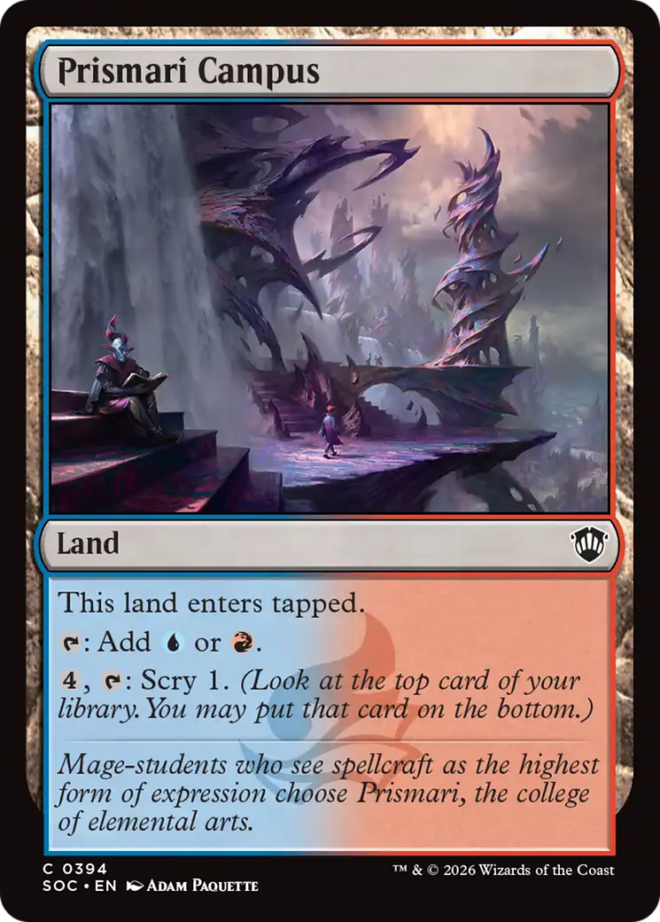 Prismari Campus [Secrets of Strixhaven Commander] MTG Single Magic: The Gathering | Red Claw Gaming