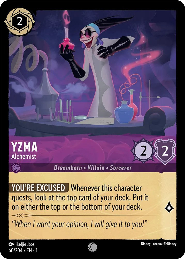 Yzma - Alchemist (60/204) [The First Chapter] Lorcana Single Disney | Red Claw Gaming