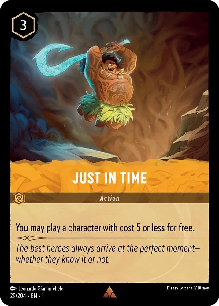Just in Time (29/204) [The First Chapter] Lorcana Single Disney | Red Claw Gaming