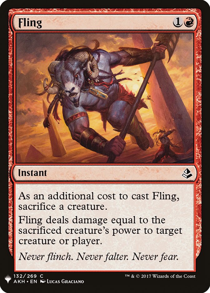 Fling [Mystery Booster] MTG Single Magic: The Gathering | Red Claw Gaming