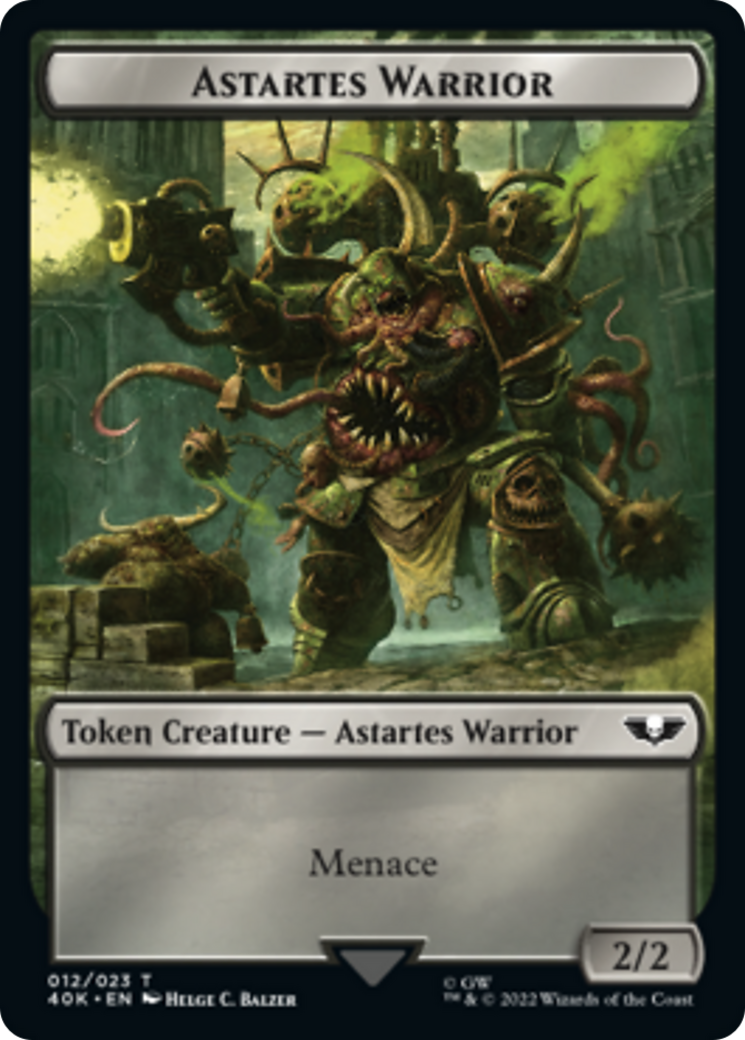 Spawn // Astartes Warrior Double-Sided Token [Warhammer 40,000 Tokens] MTG Single Magic: The Gathering | Red Claw Gaming