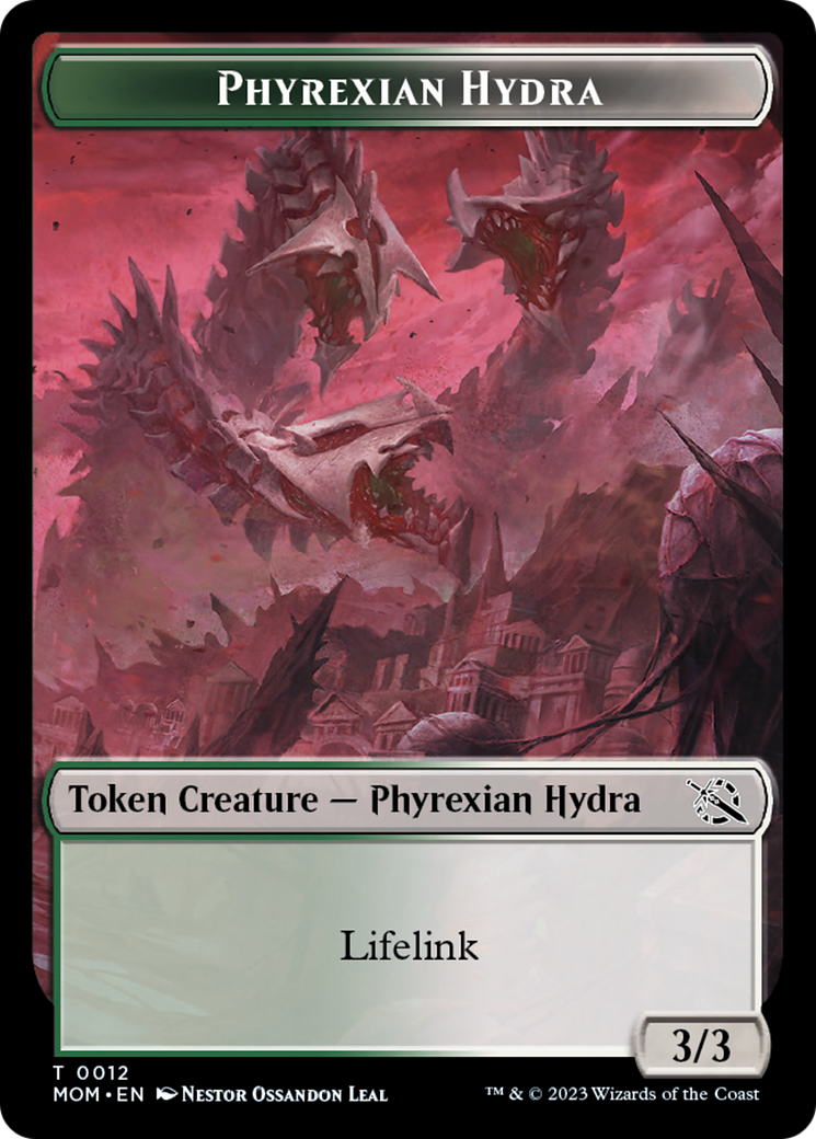 Elemental (9) // Phyrexian Hydra (12) Double-Sided Token [March of the Machine Tokens] MTG Single Magic: The Gathering | Red Claw Gaming