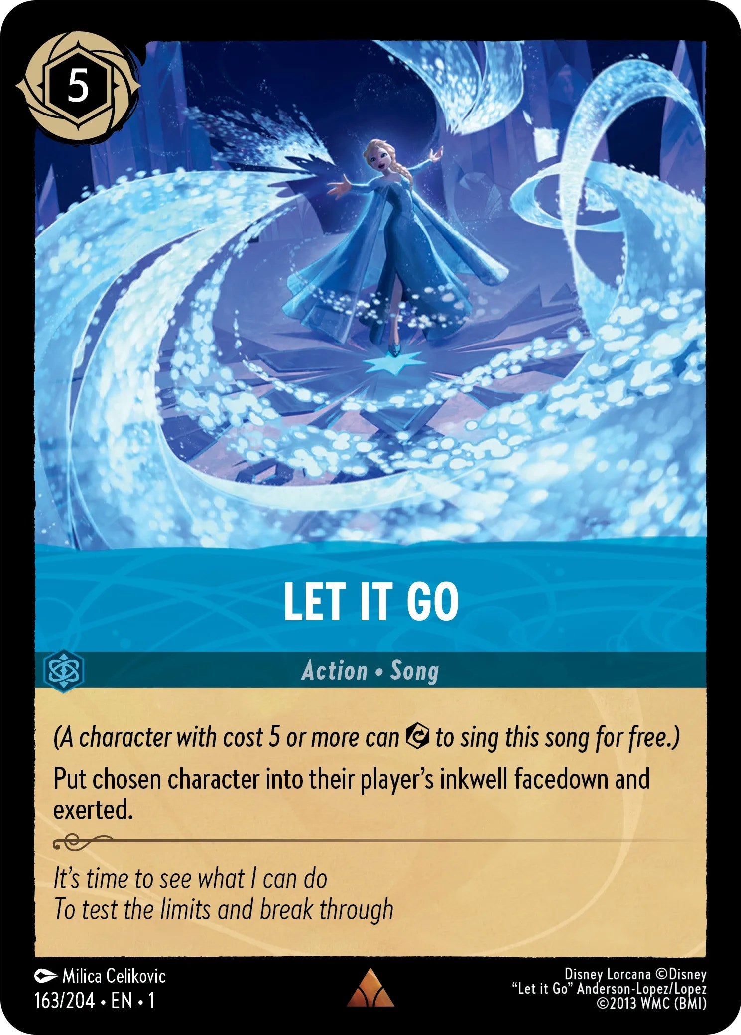 Let It Go (163/204) [The First Chapter] Lorcana Single Disney | Red Claw Gaming