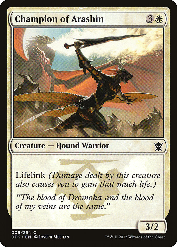 Champion of Arashin [Dragons of Tarkir] MTG Single Magic: The Gathering | Red Claw Gaming