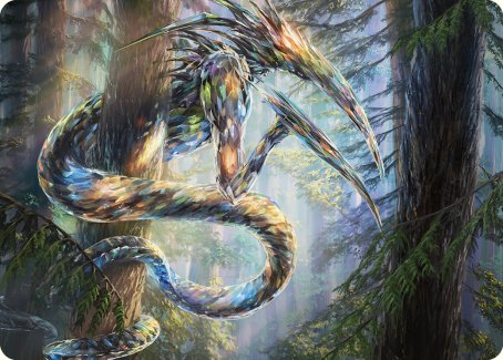 Gemhide Sliver Art Card [Commander Masters Art Series] MTG Single Magic: The Gathering | Red Claw Gaming