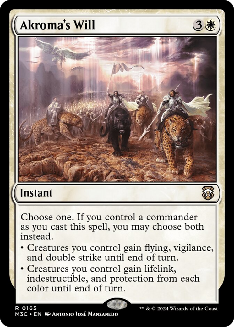 Akroma's Will [Modern Horizons 3 Commander] MTG Single Magic: The Gathering | Red Claw Gaming