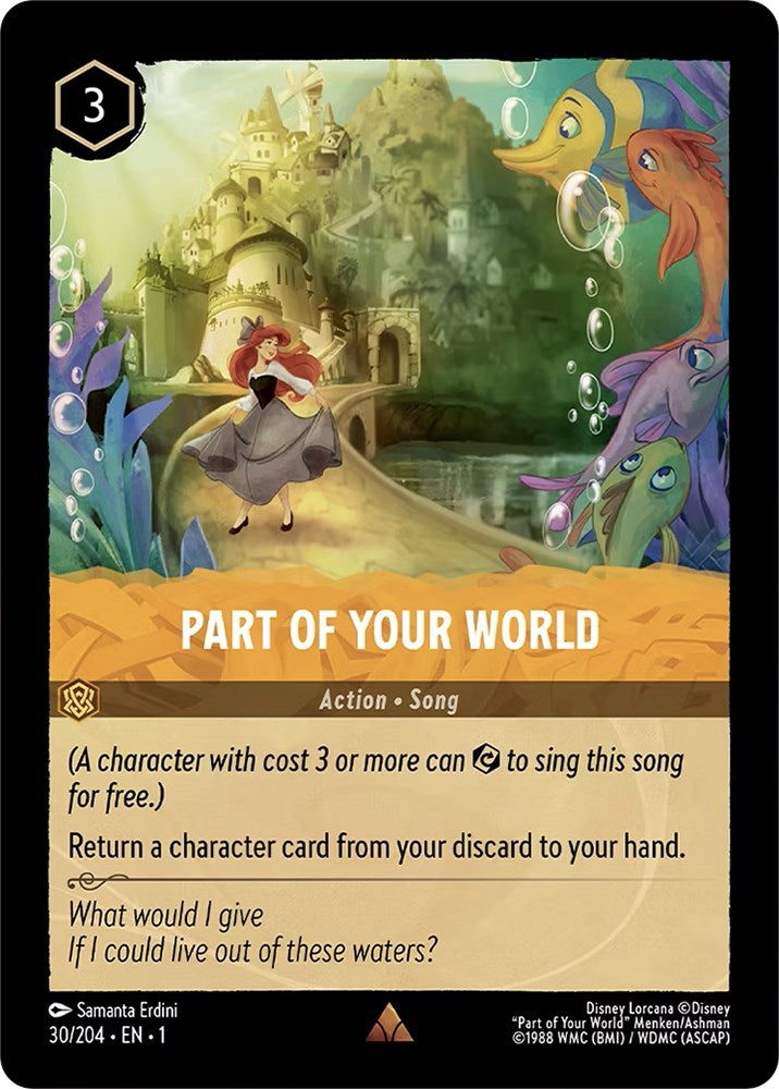 Part of Your World (30/204) [The First Chapter] Lorcana Single Disney | Red Claw Gaming