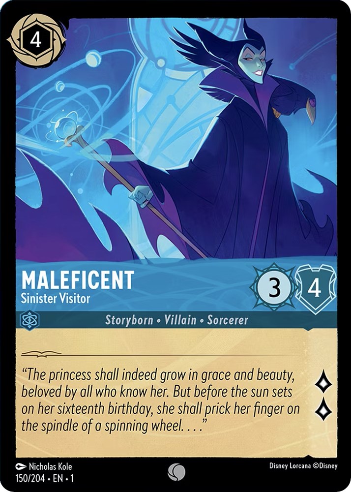 Maleficent - Sinister Visitor (150/204) [The First Chapter] Lorcana Single Disney | Red Claw Gaming