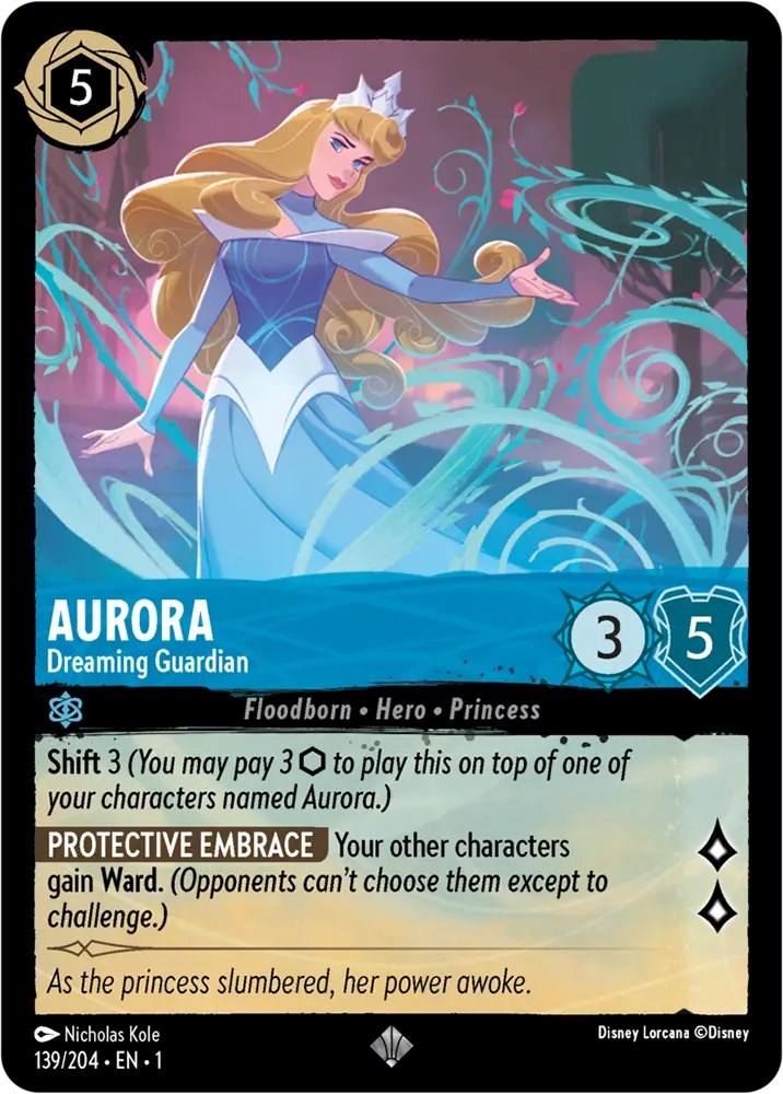 Aurora - Dreaming Guardian (139/204) [The First Chapter] Lorcana Single Disney | Red Claw Gaming