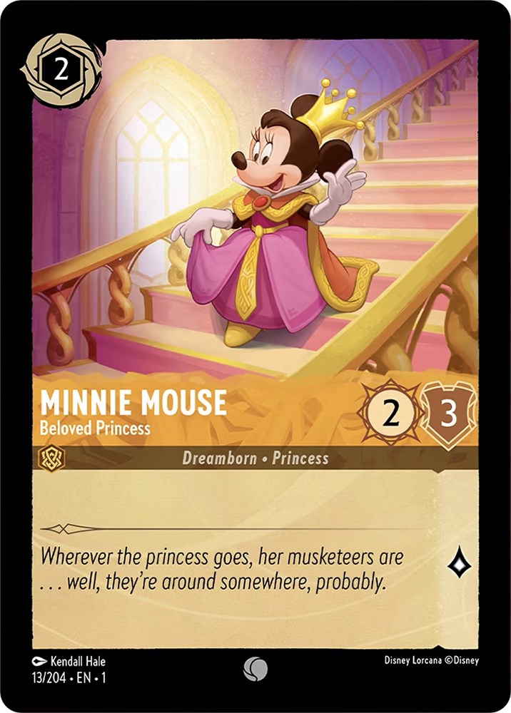 Minnie Mouse - Beloved Princess (13/204) [The First Chapter] Lorcana Single Disney | Red Claw Gaming