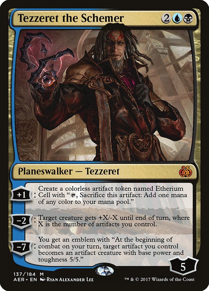 Tezzeret the Schemer [Aether Revolt] MTG Single Magic: The Gathering | Red Claw Gaming