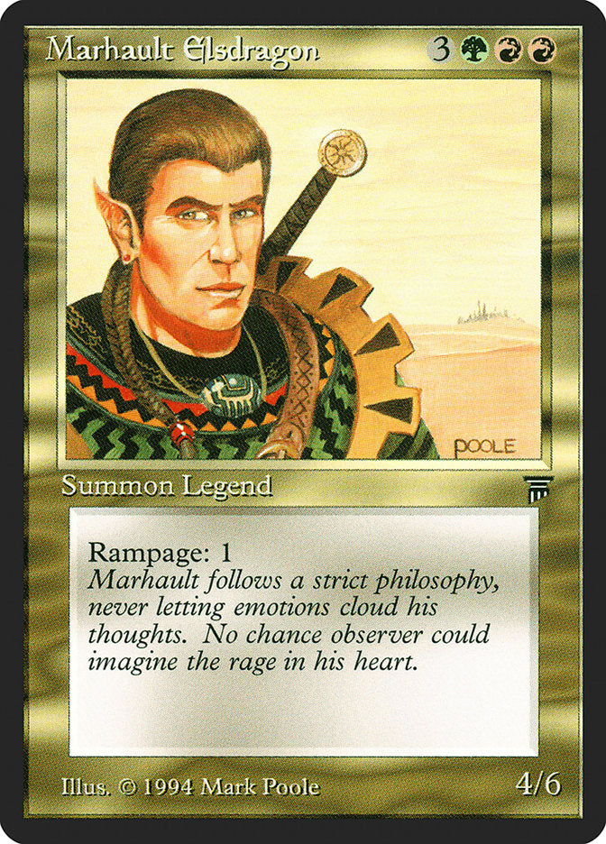 Marhault Elsdragon [Legends] MTG Single Magic: The Gathering | Red Claw Gaming