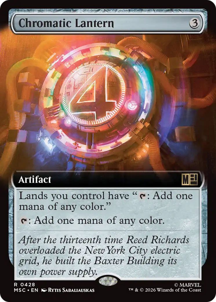 Chromatic Lantern (Extended Art) [Marvel Super Heroes Commander] | Red Claw Gaming
