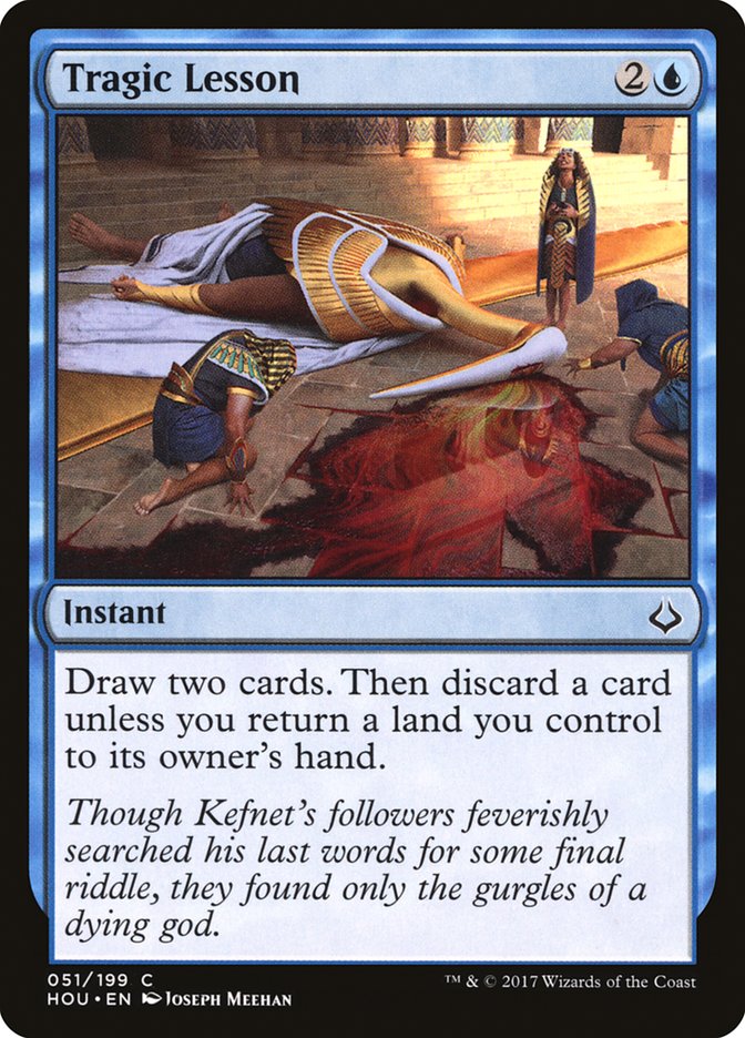 Tragic Lesson [Hour of Devastation] MTG Single Magic: The Gathering | Red Claw Gaming