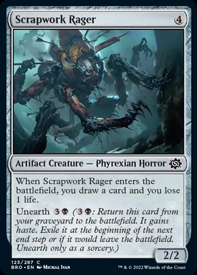 Scrapwork Rager [The Brothers' War] MTG Single Magic: The Gathering | Red Claw Gaming