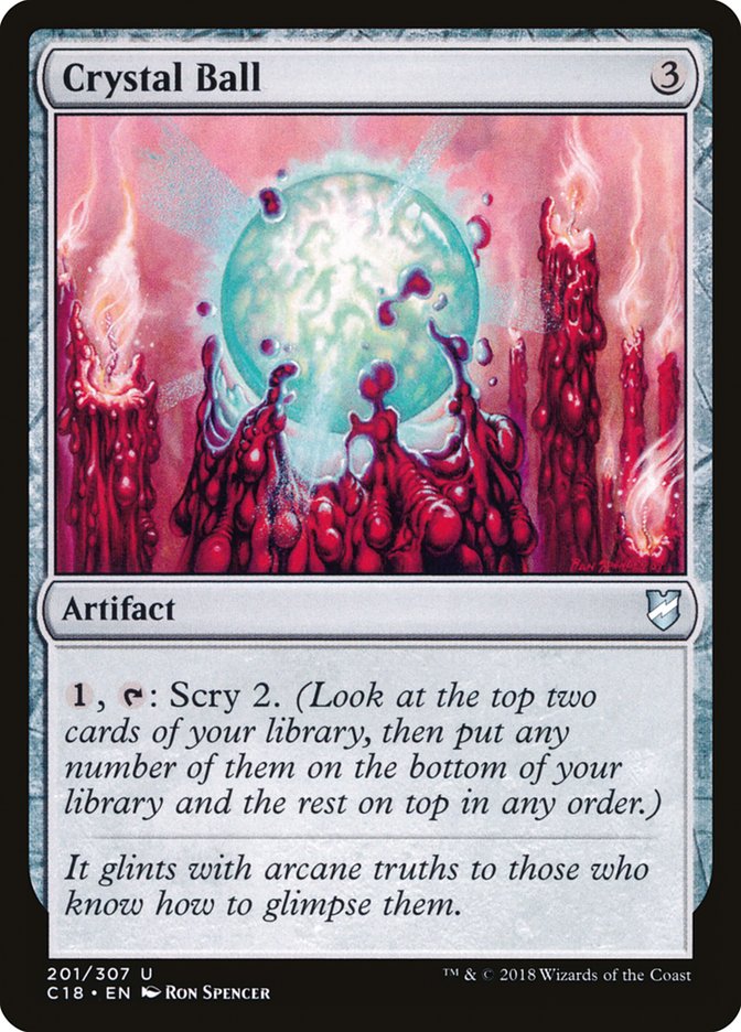 Crystal Ball [Commander 2018] MTG Single Magic: The Gathering | Red Claw Gaming