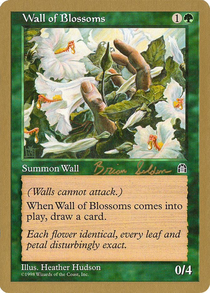 Wall of Blossoms (Brian Selden) [World Championship Decks 1998] MTG Single Magic: The Gathering | Red Claw Gaming