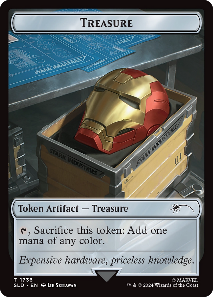 Treasure Token (1736) [Secret Lair Drop Series] MTG Single Magic: The Gathering | Red Claw Gaming