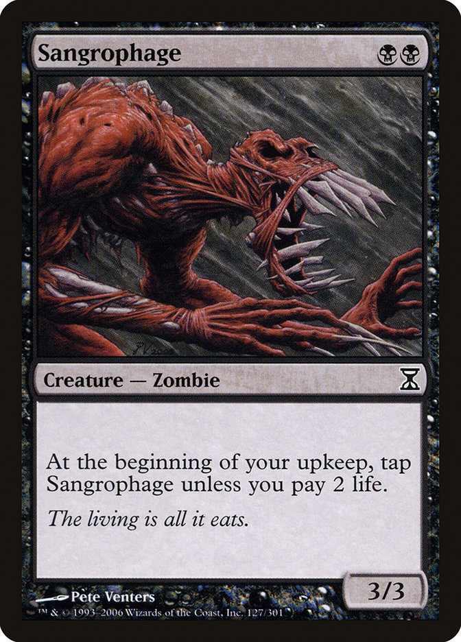 Sangrophage [Time Spiral] MTG Single Magic: The Gathering | Red Claw Gaming