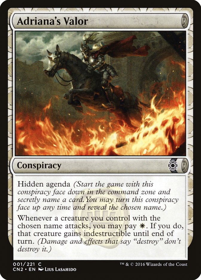 Adriana's Valor [Conspiracy: Take the Crown] MTG Single Magic: The Gathering | Red Claw Gaming