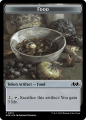 Rat // Food (0013) Double-Sided Token [Wilds of Eldraine Tokens] MTG Single Magic: The Gathering | Red Claw Gaming