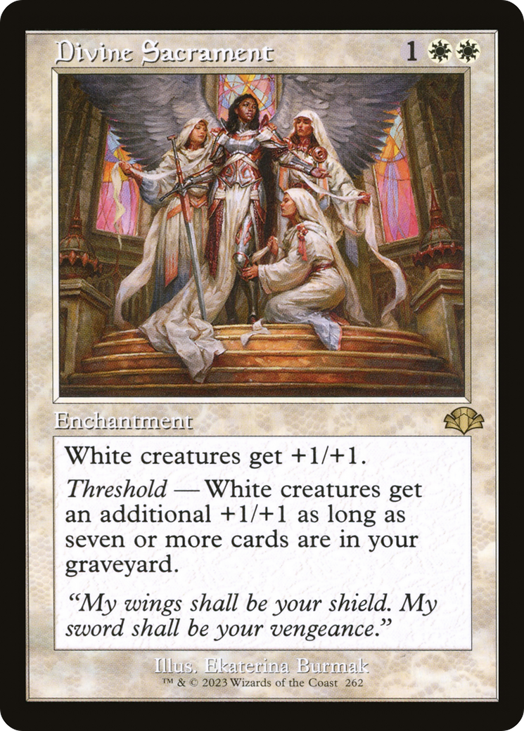 Divine Sacrament (Retro) [Dominaria Remastered] MTG Single Magic: The Gathering | Red Claw Gaming