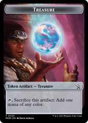 Treasure (20) // Knight Double-Sided Token [March of the Machine Tokens] MTG Single Magic: The Gathering | Red Claw Gaming