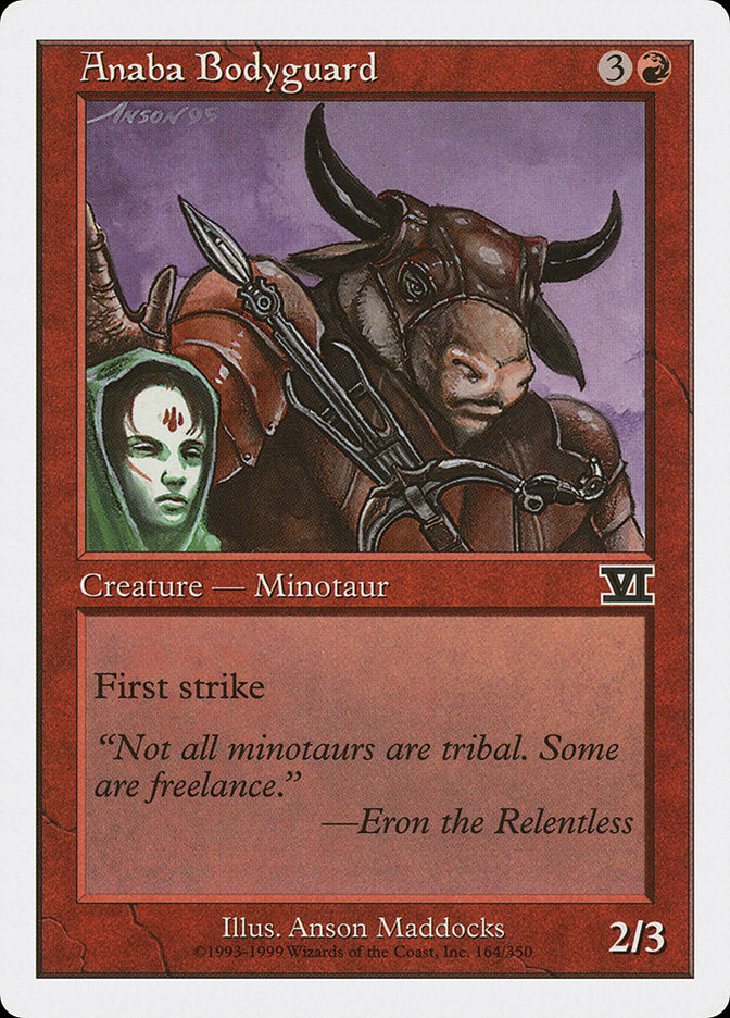 Anaba Bodyguard [Classic Sixth Edition] MTG Single Magic: The Gathering | Red Claw Gaming