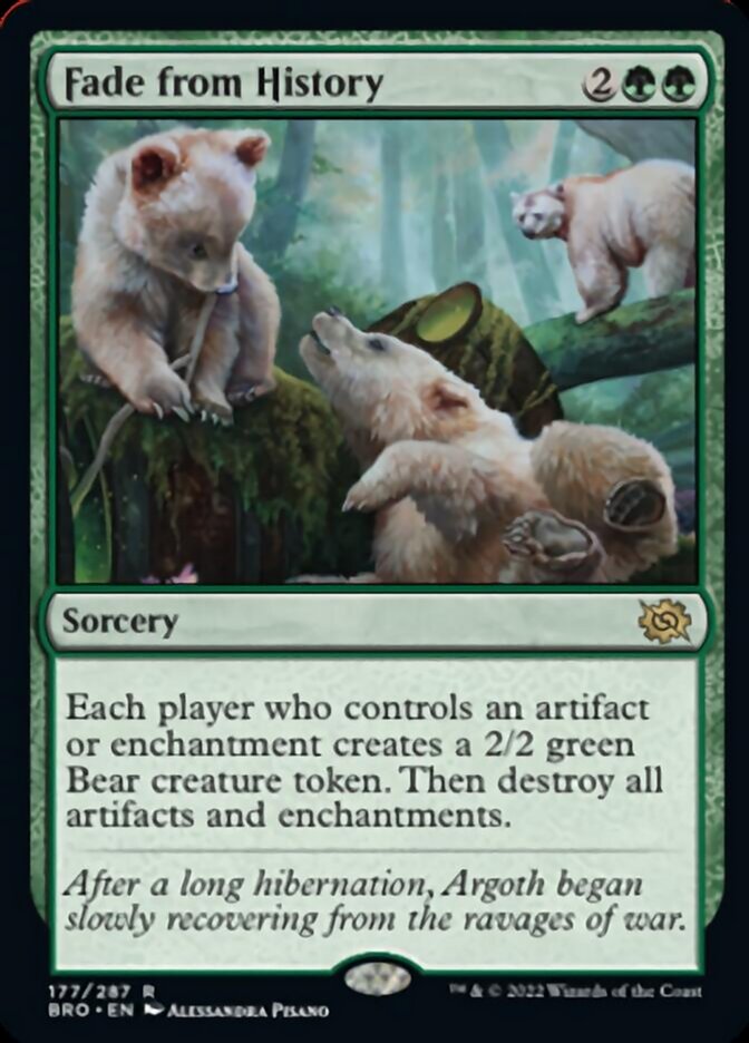Fade from History [The Brothers' War] MTG Single Magic: The Gathering | Red Claw Gaming