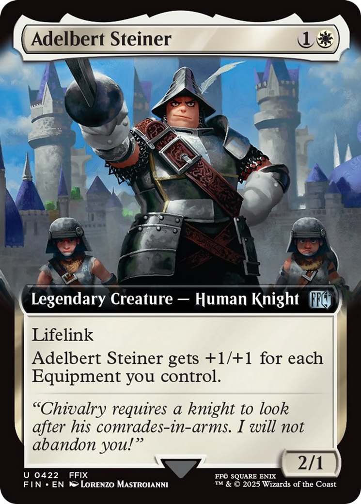 Adelbert Steiner (Extended Art) [FINAL FANTASY] MTG Single Magic: The Gathering | Red Claw Gaming